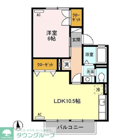 エピナール Aの物件間取画像